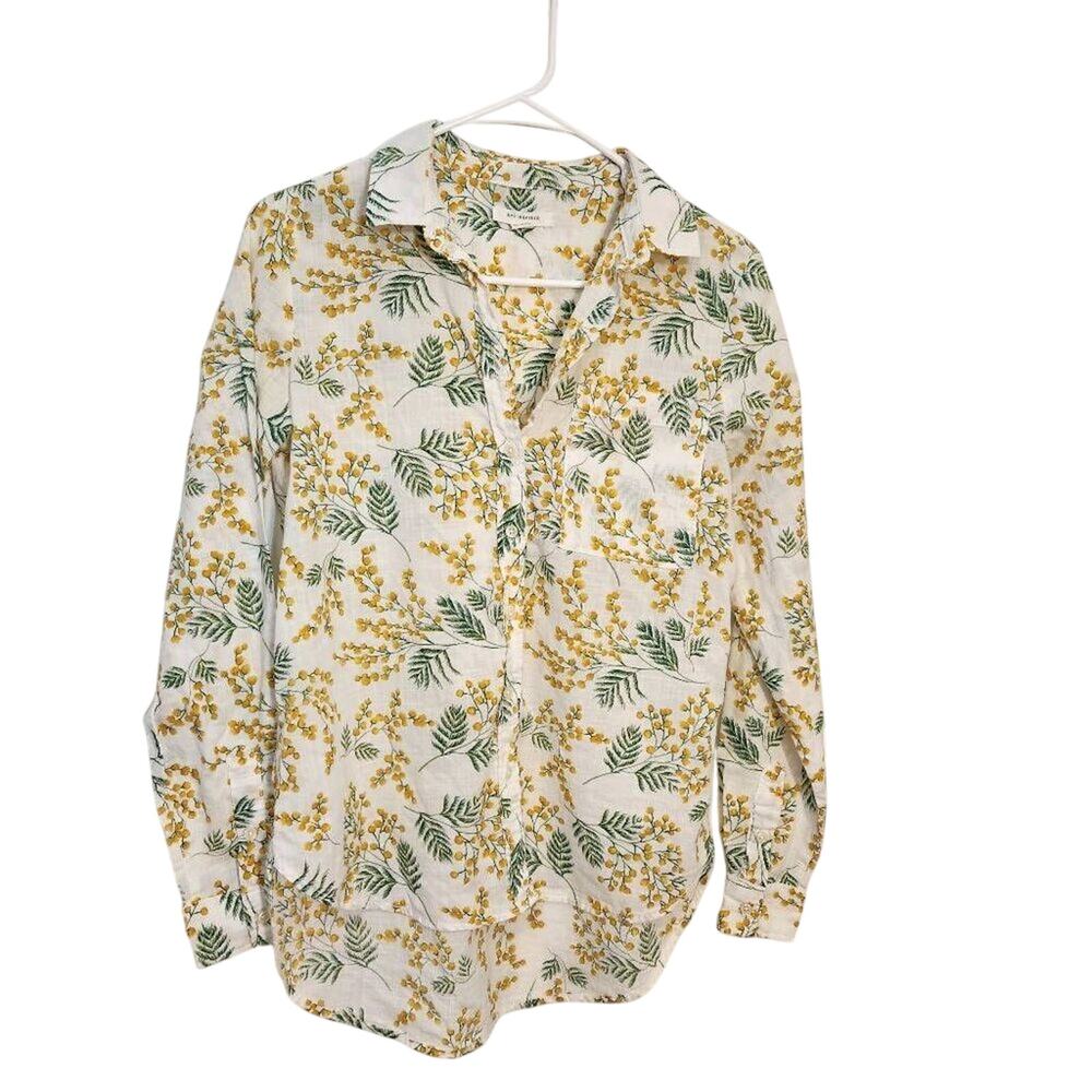Springfield yellow flower blouse